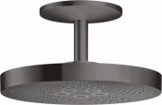 Верхний душ Hansgrohe Axor One Ø280 мм 2 режима с потолочным подсоединением шлифованный черный хром 48494340