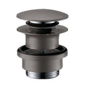 Донний клапан для раковини та біде Hansgrohe Axor Push-Open шліфований чорний хром 51300340