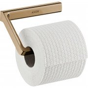 Держатель для туалетной бумаги Hansgrohe Axor Universal Softsquare без крышки шлифованная бронза 42846140