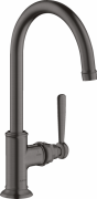 Смеситель для раковины Hansgrohe Axor Montreux однорычажный шлифованный черный хром 16518340