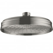 Лійка для верхнього душу Hansgrohe Axor Montreux ⌀180 мм 1-режимна чорний шліфований хром 28487340