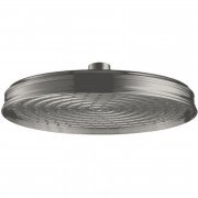 Лейка для верхнего душа Hansgrohe Axor Montreux ⌀240 мм 1-режимная шлифованный черный хром 28474340