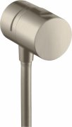 Шланговое подсоединение Hansgrohe Axor Uno Stop с запорным вентилем шлифованный никель 38882820