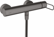 Змішувач для душу Hansgrohe Axor Uno одноважільний чорний шліфований хром 38621340