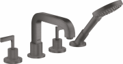Смеситель на борт ванны Hansgrohe Axor Citterio на 4 отверстия шлифованный черный хром 39454340