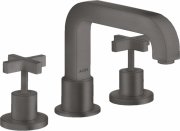 Змішувач на борт ванни Hansgrohe Axor Citterio на 3 отвори шліфований чорний хром 39436340