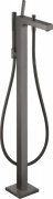 Смеситель для ванной Hansgrohe Axor Citterio напольный с ручным душем шлифованный черный хром 39451340