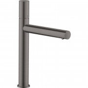 Смеситель для раковины Hansgrohe Axor Uno однорычажный шлифованный черный хром 45003340