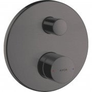 Змішувач для душу прихованого монтажу Hansgrohe Axor Uno шліфований чорний хром 45405340