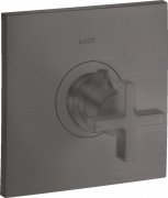 Термостат прихованого монтажу Hansgrohe Axor Citterio HighFlow шліфований чорний хром 39716340