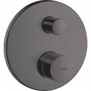 Смеситель для душа скрытого монтажа Hansgrohe Axor Uno шлифованный черный хром со встроенной защитной комбинацией EN1717 45407340
