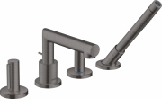 Смеситель на борт ванны Hansgrohe Axor Uno на 4 отверстия шлифованный черный хром 45444340