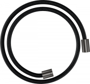 Душовий шланг Hansgrohe Axor ShowerSolutions 1,25 м текстильний чорний шліфований хром 28228340