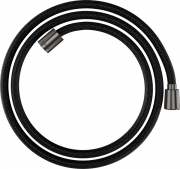 Душовий шланг Hansgrohe Axor ShowerSolutions 1,6 м текстильний чорний шліфований хром 28259340