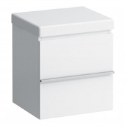 Шкафчик для ванной напольный Laufen Case 46x38,5x50,5 см на колесиках МДФ белый глянцевый H4020510754751