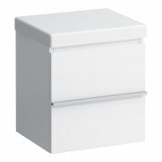 Шкафчик для ванной напольный Laufen Case 46x38,5x50,5 см на колесиках МДФ белый H4020510754631