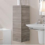 Пенал для ванної кімнати Laufen Case середній 35x33,5x100 см петлі зліва МДФ світлий дуб H4020110755191