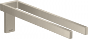 Тримач для рушників Hansgrohe Axor Universal Rectangular подвійний шліфований нікель 42622820