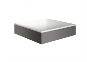 Раковина для ванної Hansgrohe Axor Suite Basins & Bathtub 40х40 см SolidSurface/метал шліфований чорний хром 42003340