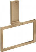 Тримач-кільце для рушників Hansgrohe Axor Universal Rectangular шліфована бронза 42623140