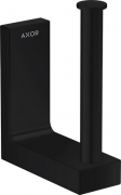 Тримач для запасного рулону туалетного паперу Hansgrohe Axor Universal Rectangular матовий чорний 42654670