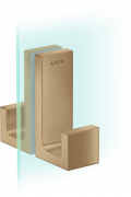 Ручка для душових дверей Hansgrohe Axor Universal Rectangular шліфована бронза 42639140