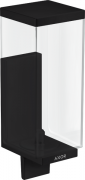 Диспенсер для рідкого мила Hansgrohe Axor Universal Rectangular 600 мл метал/пластик матовий чорний 42610670