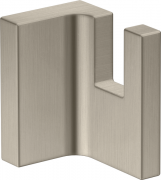 Гачок для ванної Hansgrohe Axor Universal Rectangular одинарний шліфований нікель 42611820