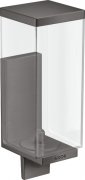 Диспенсер для рідкого мила Hansgrohe Axor Universal Rectangular 600 мл метал/пластик шліфований чорний хром 42610340