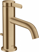 Смеситель для раковины Hansgrohe Axor One однорычажный с донным клапаном шлифованная бронза 48000140