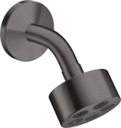 Верхній душ Hansgrohe Axor One Ø75 мм 1 режим EcoSmart із тримачем шліфований чорний хром 48490340