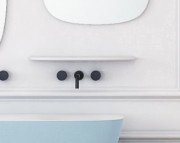 Полиця для ванної кімнати Kolpa San Milo 695х200 мм білий 591630