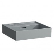 Раковина для ванної Laufen Kartell 50х46 см без отворів шліфована кераміка графіт матовий H8163327581091