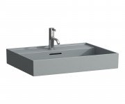 Раковина для ванної Laufen Kartell 80х46 см з 1 отвором шліфована кераміка графіт матовий H8163367581041