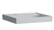 Раковина для ванной Laufen Kartell 80х46 см без отверстий шлифованная керамика серый матовый H8163367591121