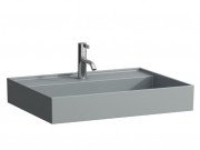 Раковина для ванної Laufen Kartell 80х46 см з 1 отвором шліфована кераміка графіт матовий H8163367581111