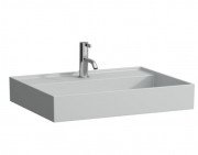 Раковина для ванної Laufen Kartell 80х46 см з 1 отвором шліфована кераміка сірий матовий H8163367591111