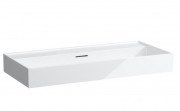 Раковина для ванної Laufen Kartell 100х46 см без отворів шліфована кераміка білий матовий H8163377571091