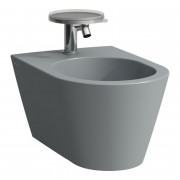 Біде підвісне Laufen Kartell 37х54,5 см санітарна кераміка графіт матовий H8303317583021