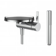 Смеситель для душа скрытого монтажа Laufen Kartell с душевым гарнитуром хром H3313390041411