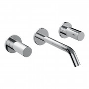 Смеситель для раковины Laufen Kartell настенный на 3 отверстия хром H3123360041201
