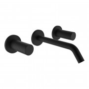 Смеситель для раковины Laufen Kartell настенный на 3 отверстия черный матовый титан с PVD-покрытием H3123360811201