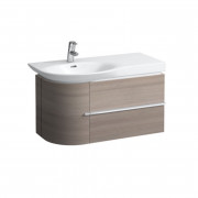 Тумба під раковину Laufen Case підвісна 84,1х37,4 см петлі зліва МДФ світлий дуб H4015320755191