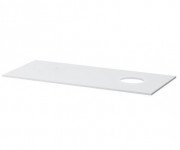 Стільниця Laufen Space 117х52 см з вирізом праворуч HPL білий матовий H4110021601001