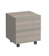 Шафка для ванної підлогова Laufen Space 53,5x49,5x58 см на коліщатках HPL світлий горіх H4111921601011