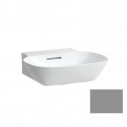 Раковина для ванної Laufen Ino 45х41 см без отворів шліфована кераміка графіт матовий H8163007581091