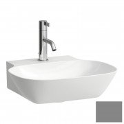 Раковина для ванної Laufen Ino 45х41 см з 1 отвором шліфована кераміка графіт матовий H8163007581111