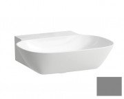 Раковина для ванної Laufen Ino 45х41 см з 1 отвором шліфована кераміка графіт матовий H8163007581121