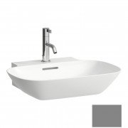 Раковина для ванної Laufen Ino 56х45 см з 1 отвором шліфована кераміка графіт матовий H8163027581041