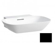 Раковина для ванної Laufen Ino 56х45 см без отворів шліфована кераміка чорний матовий H8163027161091